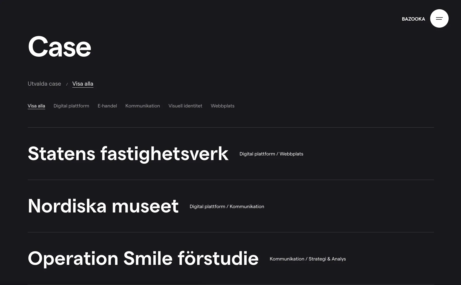 case listing bazooka